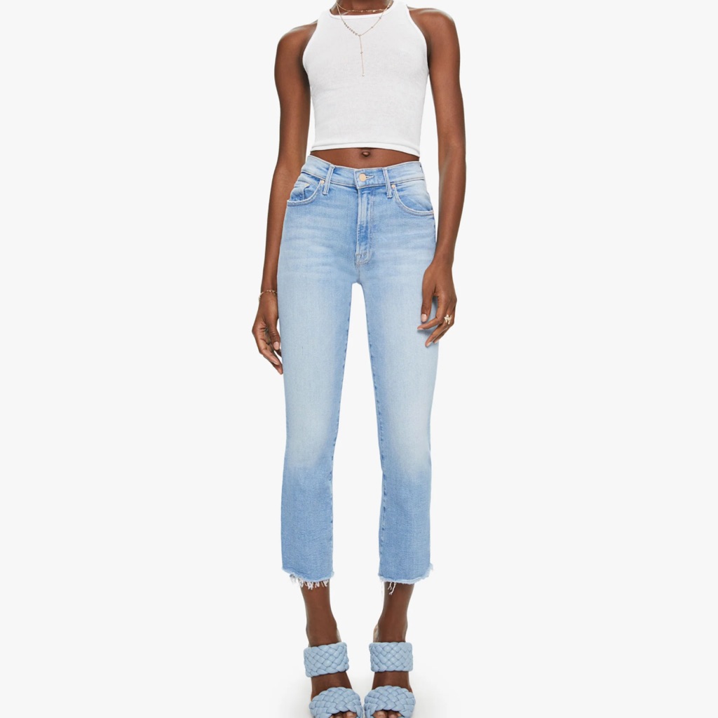 Mother The Insider Crop Step Fray Limited Edition - Sz 28